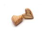 Private: 3 Inches Hand Made olive wood Heart gifts on many occasions like Valentine, Anniversary made in Bethlehem