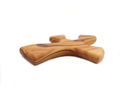 Personalized Cross, Customized Name Crosses for Palm, Comfort Healing Pocket Prayer Olive Wood Cross