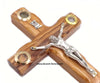 25CM / 10” Olive Wood Crucifix with elements from Bethlehem