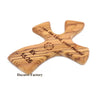 Healing Prayer Olive Wood Cross, 5” comes with the Healer prayer engraved on it. Comfort clinging cross made in Bethlehem fits smooth and perfect in the hand while praying