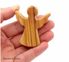 Olive Wood Guardian Angel | Gifts for Baptism, First Communion, Confirmation, Healing, Protection and Traveling. | Favor and Baby Shower| Gender Reveal Ideas.