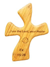 Wholesale Olive wood Healing Cross comes with the HEALING Prayer